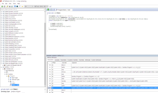 .Net Reflector을 사용해 프로그램을 디스어셈블리